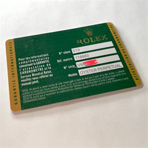 rolex warranty card template|rolex warranty card for sale.